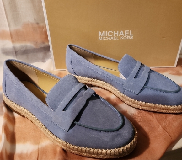 Michael Kors French Blue Lennon Espadrille Size 9.5 - Picture 3 of 10